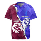 Personalised Bulldogs And Eagles Rugby Rugby Jersey Dynamic Style