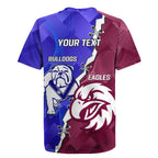 Personalised Bulldogs And Eagles Rugby Rugby Jersey Dynamic Style