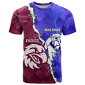 Personalised Bulldogs And Eagles Rugby T Shirt Dynamic Style
