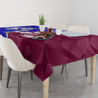 Personalised Bulldogs And Eagles Rugby Tablecloth Dynamic Style
