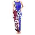 Personalised Bulldogs And Eagles Rugby Tank Maxi Dress Dynamic Style