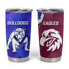 Bulldogs And Eagles Rugby Tumbler Cup Dynamic Style