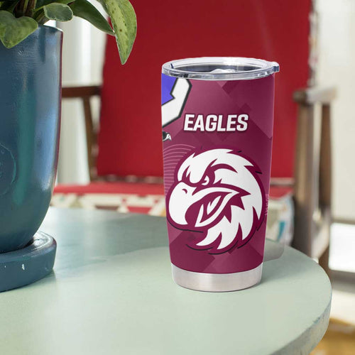 Bulldogs And Eagles Rugby Tumbler Cup Dynamic Style