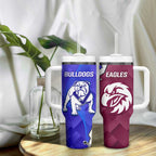 Bulldogs And Eagles Rugby Tumbler With Handle Dynamic Style