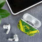 Australia Wheelaroos Rugby Custom AirPods Case Go Aussie Kangaroo Indigenous Art