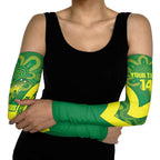 Australia Wheelaroos Rugby Custom Arm Sleeves Go Aussie Kangaroo Indigenous Art