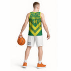 Australia Wheelaroos Rugby Custom Basketball Jersey Go Aussie Kangaroo Indigenous Art