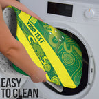 Australia Wheelaroos Rugby Custom Bathroom Set Go Aussie Kangaroo Indigenous Art