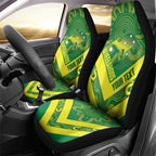 Australia Wheelaroos Rugby Custom Car Seat Cover Go Aussie Kangaroo Indigenous Art
