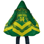 Australia Wheelaroos Rugby Custom Cloak Go Aussie Kangaroo Indigenous Art