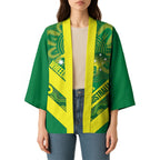 Australia Wheelaroos Rugby Custom Kimono Go Aussie Kangaroo Indigenous Art