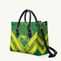Australia Wheelaroos Rugby Custom Leather Bag Go Aussie Kangaroo Indigenous Art