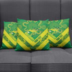 Australia Wheelaroos Rugby Custom Pillow Cover Go Aussie Kangaroo Indigenous Art