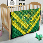 Australia Wheelaroos Rugby Custom Quilt Go Aussie Kangaroo Indigenous Art