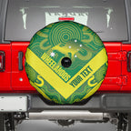 Australia Wheelaroos Rugby Custom Spare Tire Cover Go Aussie Kangaroo Indigenous Art