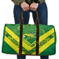 Australia Wheelaroos Rugby Custom Travel Bag Go Aussie Kangaroo Indigenous Art
