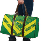 Australia Wheelaroos Rugby Custom Travel Bag Go Aussie Kangaroo Indigenous Art