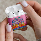 Rainbow Ngaru Taniko With Aotearoa Maori Tattoo AirPods Case