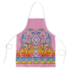 Rainbow Ngaru Taniko With Aotearoa Maori Tattoo Apron