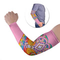 Rainbow Ngaru Taniko With Aotearoa Maori Tattoo Arm Sleeves