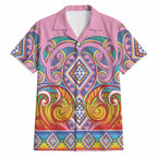 Rainbow Ngaru Taniko With Aotearoa Maori Tattoo Hawaiian Shirt