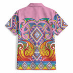 Rainbow Ngaru Taniko With Aotearoa Maori Tattoo Hawaiian Shirt