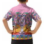 Rainbow Ngaru Taniko With Aotearoa Maori Tattoo Hawaiian Shirt