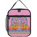 Rainbow Ngaru Taniko With Aotearoa Maori Tattoo Lunch Bag