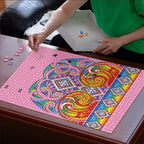 Rainbow Ngaru Taniko With Aotearoa Maori Tattoo Puzzle