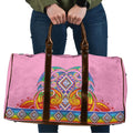 Rainbow Ngaru Taniko With Aotearoa Maori Tattoo Travel Bag