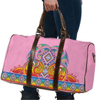 Rainbow Ngaru Taniko With Aotearoa Maori Tattoo Travel Bag