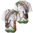 Australia Superb Lyrebird Baseball Jersey Aussie Map - Rainforest Vibes