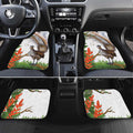 Australia Superb Lyrebird Car Mats Aussie Map - Rainforest Vibes