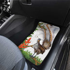 Australia Superb Lyrebird Car Mats Aussie Map - Rainforest Vibes