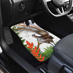 Australia Superb Lyrebird Car Mats Aussie Map - Rainforest Vibes