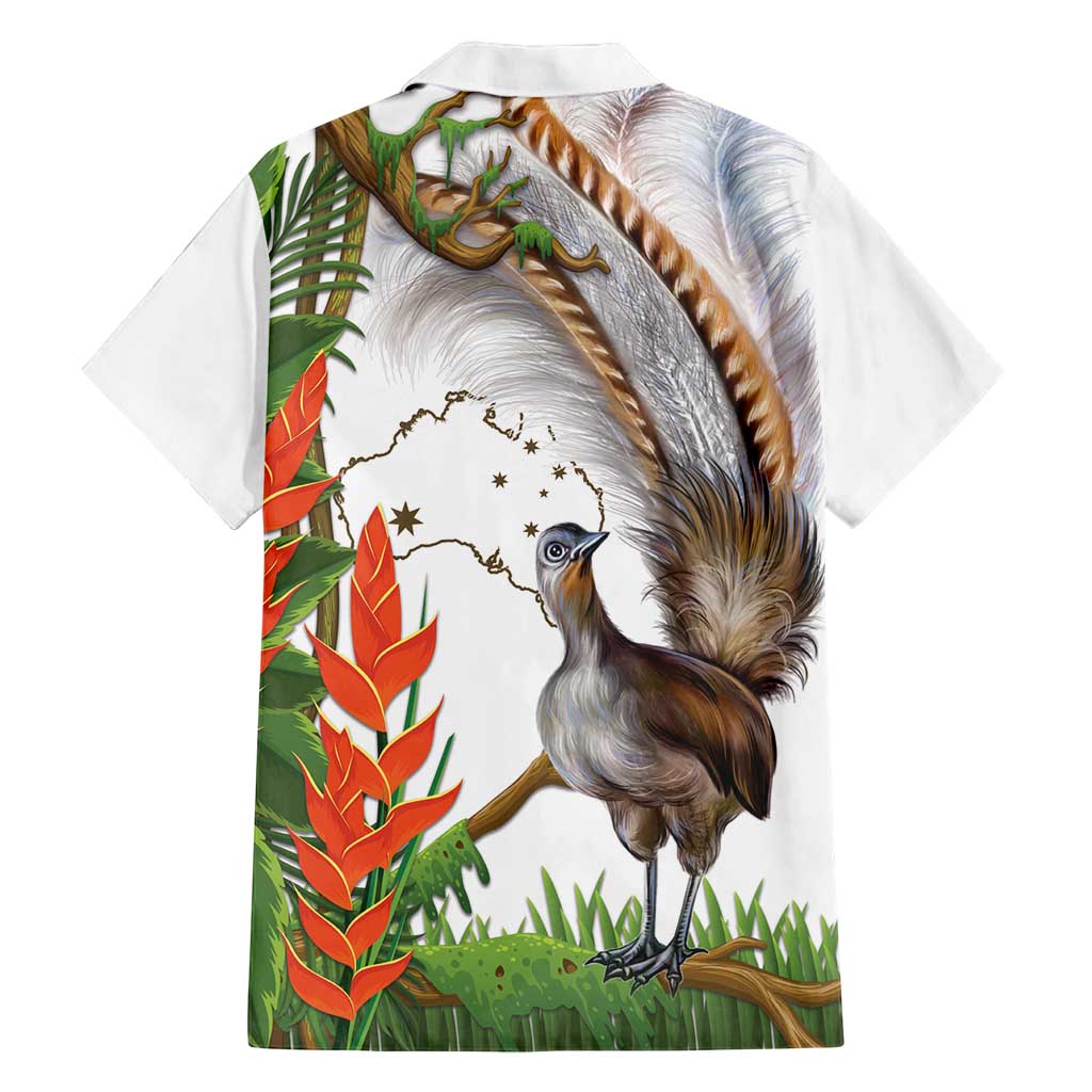 Australia Superb Lyrebird Family Matching Summer Maxi Dress and Hawaiian Shirt Aussie Map - Rainforest Vibes