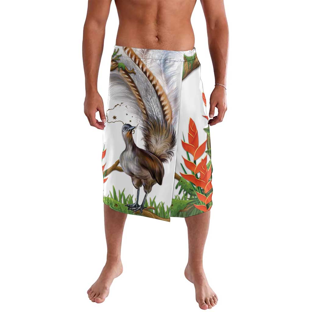 Australia Superb Lyrebird Lavalava Aussie Map - Rainforest Vibes