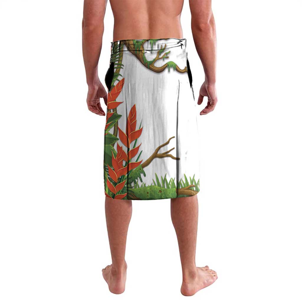 Australia Superb Lyrebird Lavalava Aussie Map - Rainforest Vibes