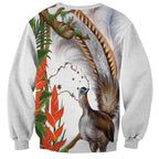 Australia Superb Lyrebird Sweatshirt Aussie Map - Rainforest Vibes