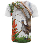 Australia Superb Lyrebird T Shirt Aussie Map - Rainforest Vibes