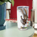 Australia Superb Lyrebird Tumbler Cup Aussie Map - Rainforest Vibes