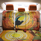 Australia Superb Lyrebird Back Car Seat Cover Aboriginal Art