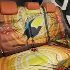 Australia Superb Lyrebird Back Car Seat Cover Aboriginal Art