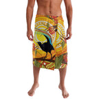 Australia Superb Lyrebird Lavalava Aboriginal Art