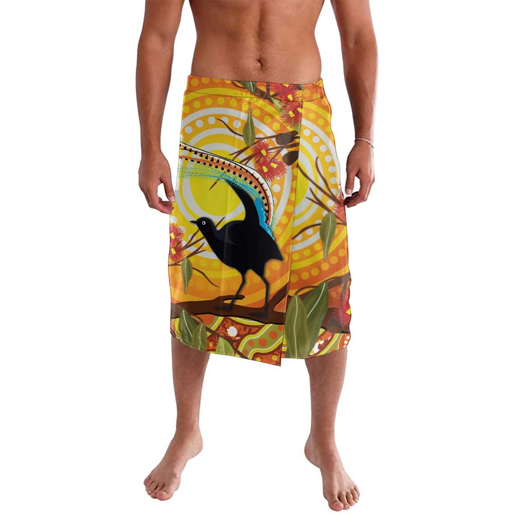 Australia Superb Lyrebird Lavalava Aboriginal Art