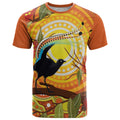 Australia Superb Lyrebird T Shirt Aboriginal Art