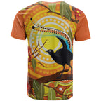 Australia Superb Lyrebird T Shirt Aboriginal Art