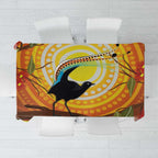 Australia Superb Lyrebird Tablecloth Aboriginal Art