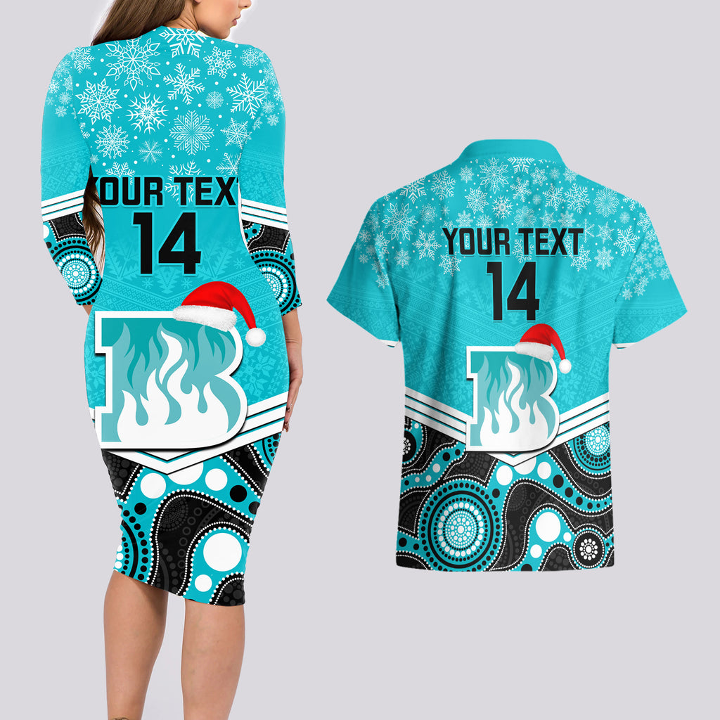 custom-brisbane-heat-cricket-christmas-couples-matching-long-sleeve-bodycon-dress-and-hawaiian-shirt-merry-xmas-2023-indigenous-art