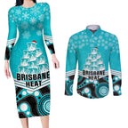 custom-brisbane-heat-cricket-christmas-couples-matching-long-sleeve-bodycon-dress-and-long-sleeve-button-shirt-merry-xmas-2023-indigenous-art